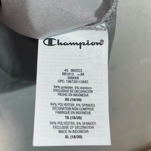 Big Kids' Short-Sleeve T-Shirt, 4-Sport Script Logo grey, XL 18/20 - Picture 2 of 5